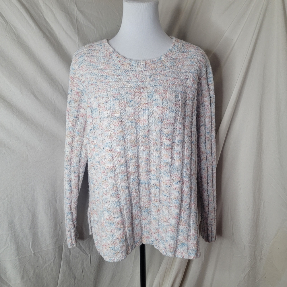 Women's Multicolor Crew Neck Sweater